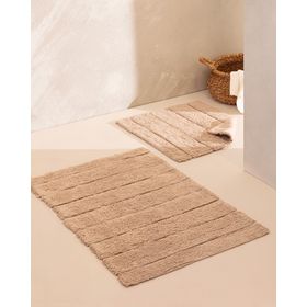 Madame Coco Bleuet Bej 60x100 cm Banyo Paspası