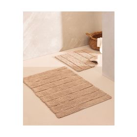 Madame Coco Bleuet Bej 60x100 cm Banyo Paspası