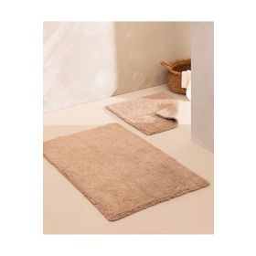 Madame Coco Cameo Bej 60x100 cm 2'li Banyo Paspası