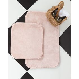 Madame Coco Carol 2'li 60x100 + 50x60 cm Pudra Banyo Paspası