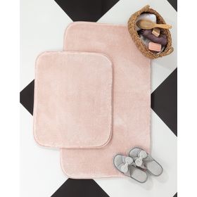 Madame Coco Carol 2'li 60x100 + 50x60 cm Pudra Banyo Paspası