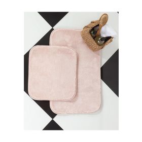 Madame Coco Carol 2'li 60x100 + 50x60 cm Pudra Banyo Paspası