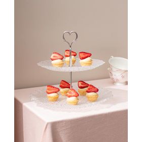 Madame Coco Charmes 28 cm 2 Katlı Kek Standı