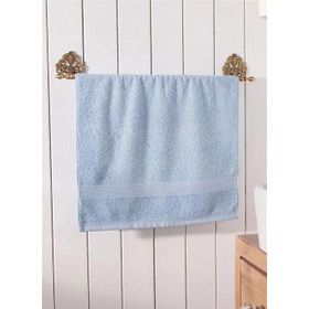 Madame Coco Clarette Bambu Soft Mavi 50x80 cm Yüz Havlusu