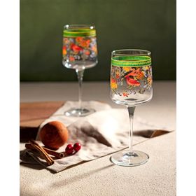 Madame Coco Ethnicque Musette 320 ml 4'lü Şarap Kadehi Seti