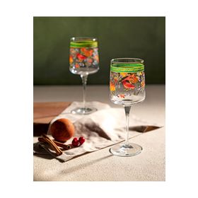 Madame Coco Ethnicque Musette 320 ml 4'lü Şarap Kadehi Seti