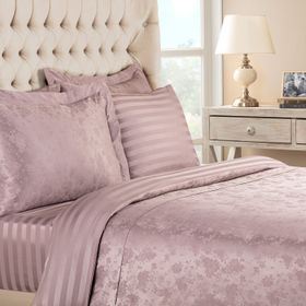 Madame Coco Eze Jakarlı Saten Çift Kişilik Nevresim Takımı