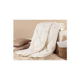 Madame Coco Fayence Bej Tek Kişilik Yün Yorgan