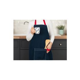 Madame Coco Fiori Lacivert Mutfak Önlüğü