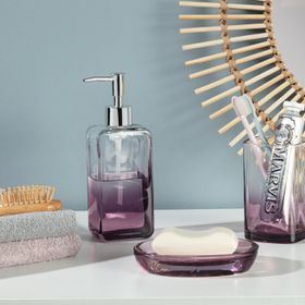 Madame Coco Floretta Şeffaf 3'lü Banyo Seti