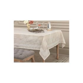Madame Coco Iva Beyaz Masa Örtüsü
