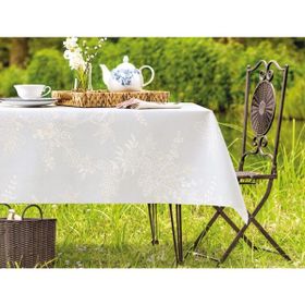 Madame Coco Jannie Pvc Gri 140x140 cm Masa Örtüsü