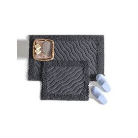 Madame Coco Koyu Gri 60x100 cm Marlie Banyo Paspası