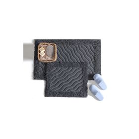 Madame Coco Koyu Gri 60x100 cm Marlie Banyo Paspası