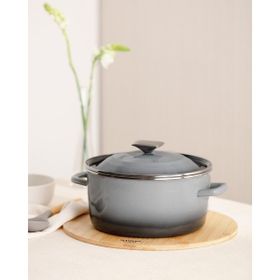 Madame Coco La Garde Gri 24 cm Derin Tencere