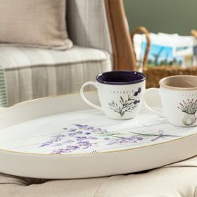 Madame Coco Lavander Oval Tepsi