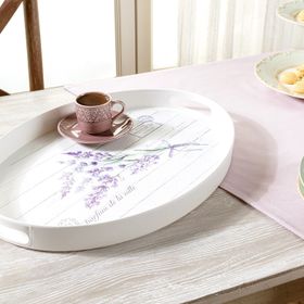 Madame Coco Lavander Oval Tepsi