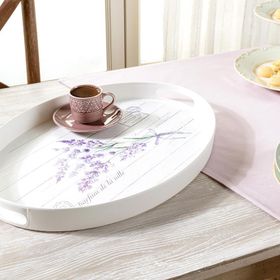 Madame Coco Lavander Oval Tepsi