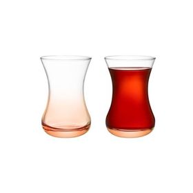 Madame Coco Lave -Orange World 6'lı Çay Bardağı Seti