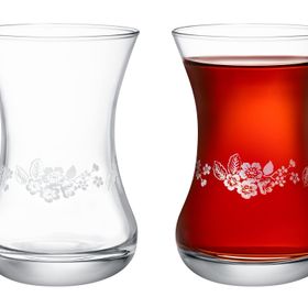 Madame Coco Lavem Nostalgic Flowers 6'lı Çay Bardağı Seti