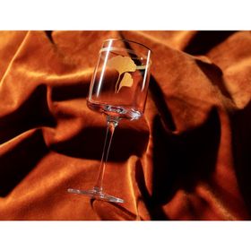 Madame Coco Lovely Ginkgo Leaves Musette 4'lü 320 ml Şarap Kadehi Seti