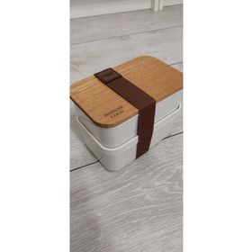 Madame Coco Margot 500 ml 2'li Ahşap Kapaklı Saklama Kabı