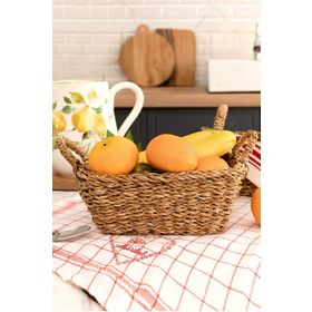 Madame Coco Maro 30x24 cm Büyük Hasır Sepet