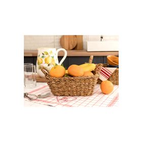 Madame Coco Maro 30x24 cm Büyük Hasır Sepet
