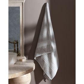 Madame Coco Martha Açık Gri 80x150 cm Banyo Havlusu