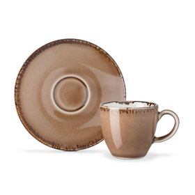 Madame Coco Monde 2 Kişilik Pudra 90 ml Kahve Fincanı Takımı