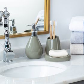 Madame Coco Moselle 3'Lü Yeşil Banyo Seti