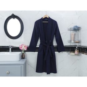 Madame Coco Nicola Kimono Lacivert Erkek Bornoz