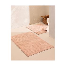 Madame Coco Panier Pudra 60x100 cm 2'li Banyo Paspası