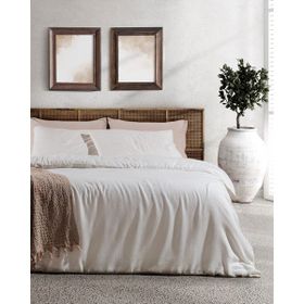 Madame Coco Perine Ekru Çift Kişilik Jakarlı 200x220 cm Nevresim Takımı