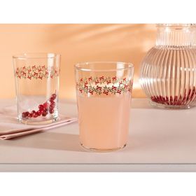 Madame Coco Pierretta-Cherry Bloom 4'lü 510 ml Meşrubat Bardağı Seti