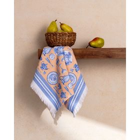 Madame Coco Pompere Baskılı Mutfak Havlusu