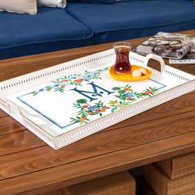 Madame Coco Rimini Dikdörtgen 1 Adet 52x39 cm Örgü Tepsi
