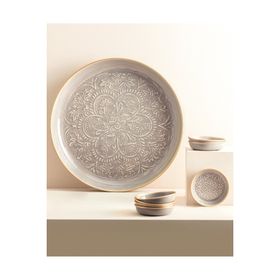 Madame Coco Rosalie 8 Parça Gri Tabak Seti