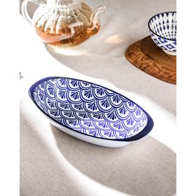 Madame Coco Rêve Bleu Belfort New Bone China Oval Kulplu Tabak