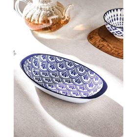 Madame Coco Rêve Bleu Belfort New Bone China Oval Kulplu Tabak