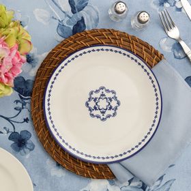 Madame Coco Rêve Bleu Espérer Mavi 19 cm Pasta Tabağı