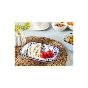 Madame Coco Rêve Bleu Graine 17,5x12,5 cm Tekli Mavi Tabak