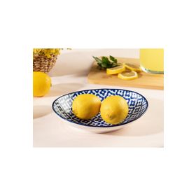 Madame Coco Rêve Bleu Tuyau 19,5x16,5 cm Mavi Oval Tabak