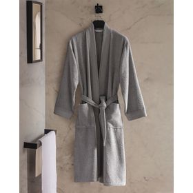 Madame Coco Ryella Kimono Unisex Gri Bornoz