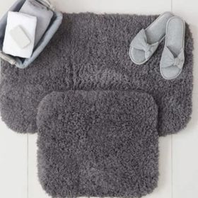 Madame Coco Sheep 2'li Antrasit Banyo Paspas