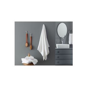 Madame Coco Stripe Armürlü Beyaz 80x150 cm Banyo Havlusu