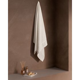 Madame Coco Tilda Bordürü Jakarlı Mavi 70x140 cm Banyo Havlusu