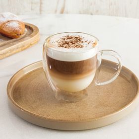 Madame Coco Valentano 240 ml Tekli Çift Camlı Bardak