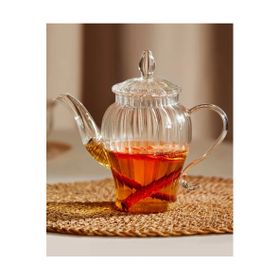 Madame Coco Versay 600 ml Çelik Filtreli Borosilikat Cam Demlik
