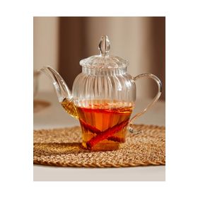 Madame Coco Versay 600 ml Çelik Filtreli Borosilikat Cam Demlik
